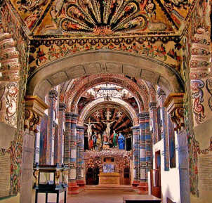 Interior-Church at Atotonilco, Guanajuato