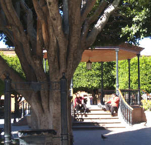 Kiosk in the Jardin, San Miguel de Allende