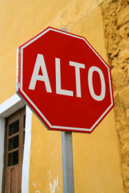 A Mexican Stop Sign, San Miguel de Allende