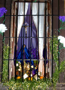 Altar to the Virgin of Sorrows, Holy Week, San Miguel de Allende
