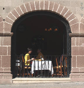 Dining out, San Miguel de Allende