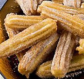 Fresh Mexican churros, served at the Café San Agustín, San Miguel de Allende