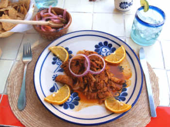 Cochinita Pibil at La Posadita restaurant, San Miguel de Allende