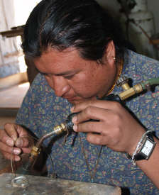 David Godínez, jewelry artist in San Miguel de Allende