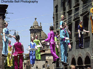 Judsas figures exploding on Easter sunday, San Miguel de Allende