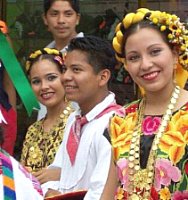 Mexican folkloric dancer