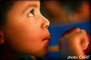 A little boy eager for Christmas, San Miguel de Allende