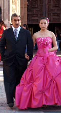 A Girl on her Quinceaños, San Miguel de Allende