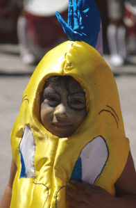 San Miguel childrens parade for first day of spring