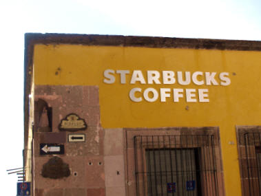 The new Starbucks, San Miguel de Allende