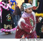 Boy in a Three Kings Day Parade in San Miguel de Allende