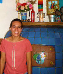 Valeria, owner of La Brasserie, San Miguel de Allende